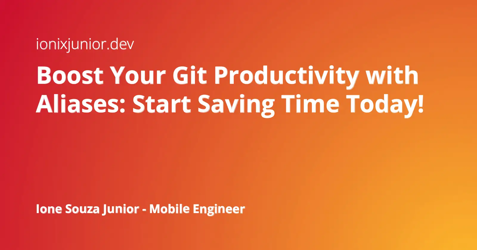 Boost Your Git Productivity with Aliases: Start Saving Time Today!
