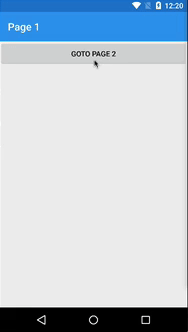 Exemplo de duplo clique sendo realizado em uma tela do app.